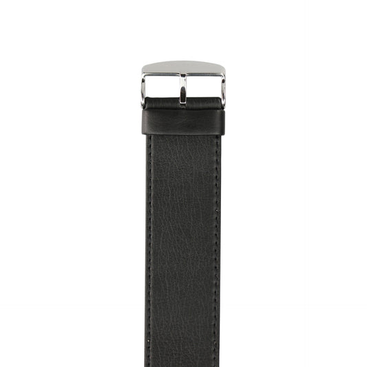 Horlogeband Classic Leder Zwart - cadeau van Kado in Huis