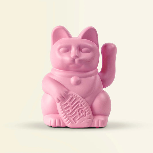 MyNeko Solar Lucky Cat Roze 5cm - cadeau van Kado in Huis