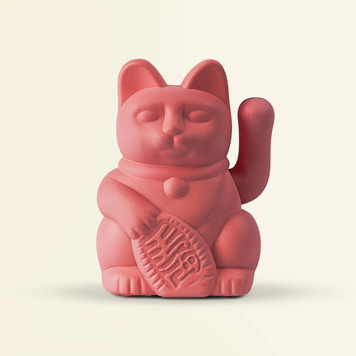 MyNeko Solar Lucky Cat Bessenrood 5cm - cadeau van Kado in Huis