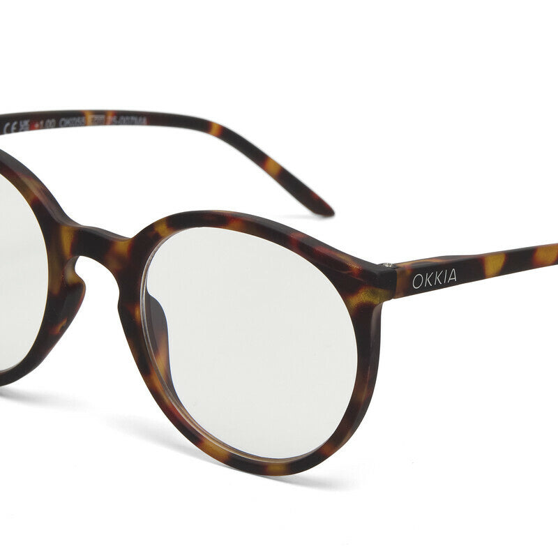 Leesbril Bologna Classic Havana unisex - detailfoto 3