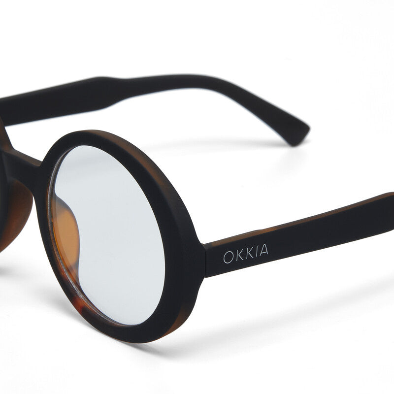 Leesbril Laura Black Havana unisex - detailfoto 5