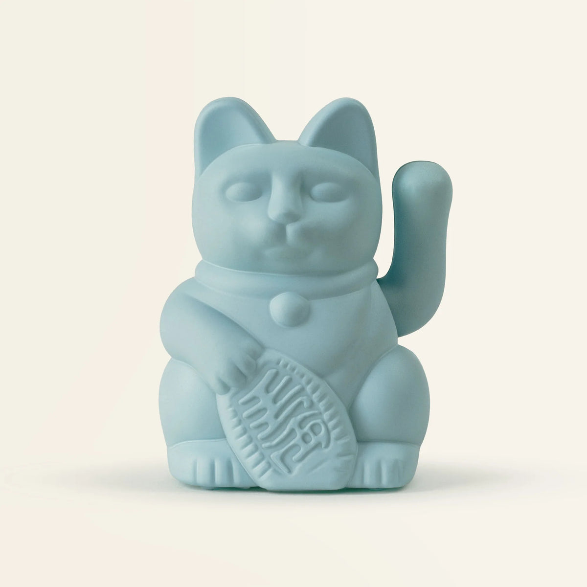 Solar Lucky Cat Lichtblauw Mini 5cm - detailfoto 1