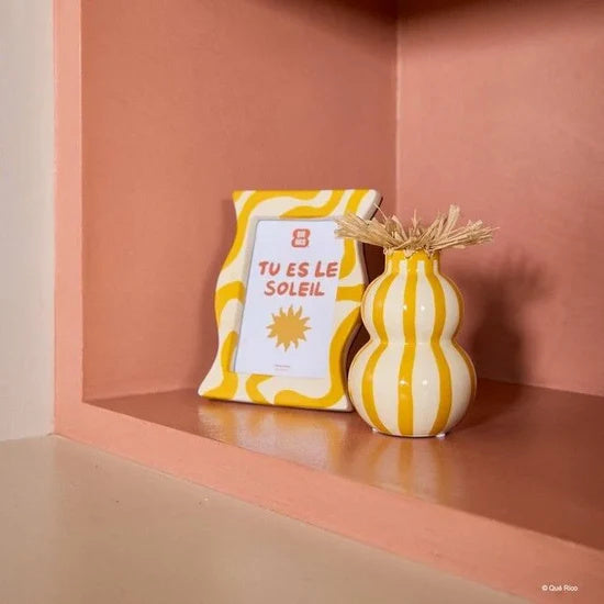 Fotolijst Francisco Geel Keramiek - detailfoto 2