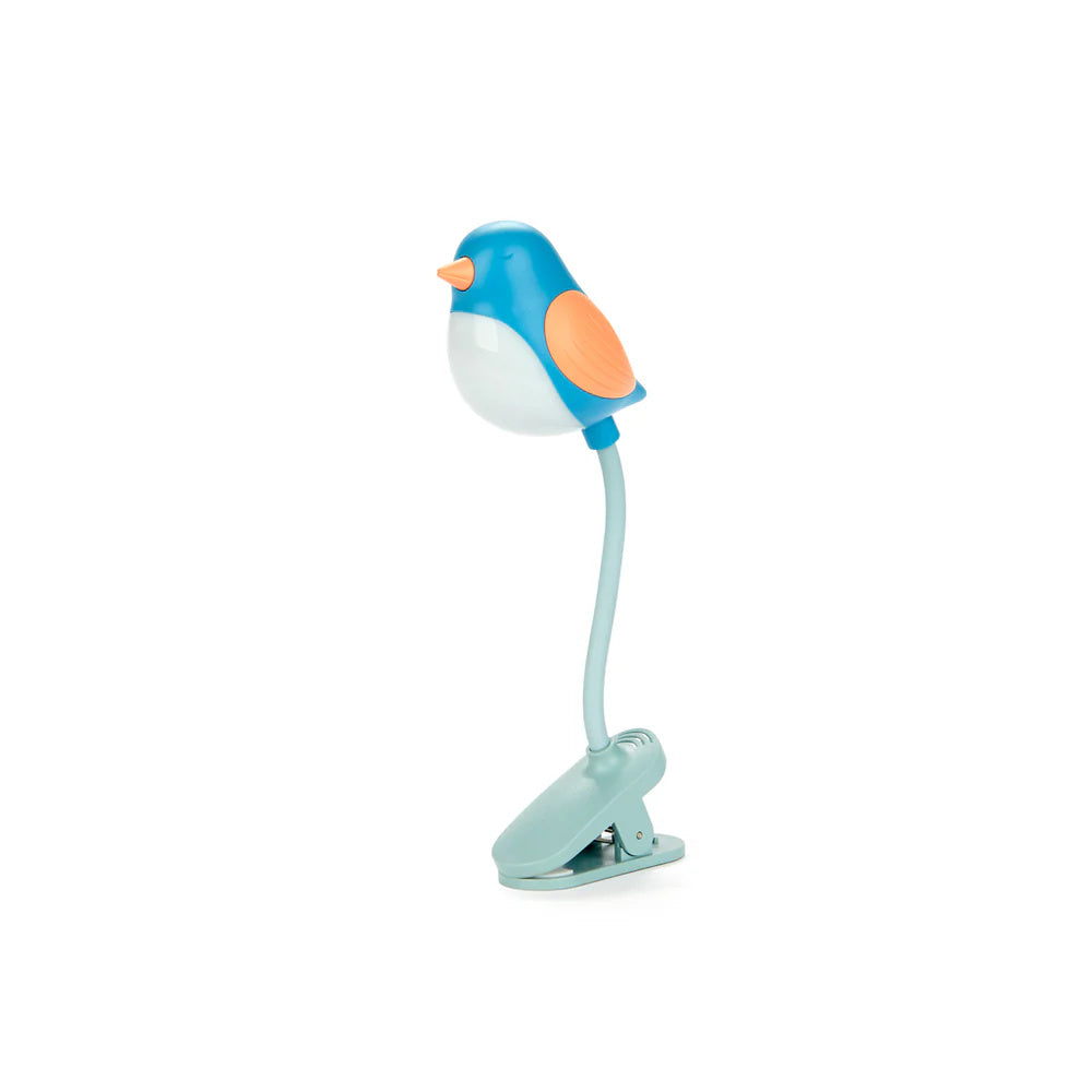 Leeslampje Boek Birdie Blauw - detailfoto 1