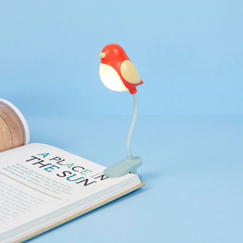 Leeslampje Boek Birdie Rood - detailfoto 2