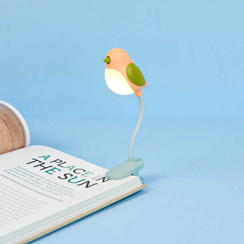 Leeslampje Boek Birdie Roze - detailfoto 2