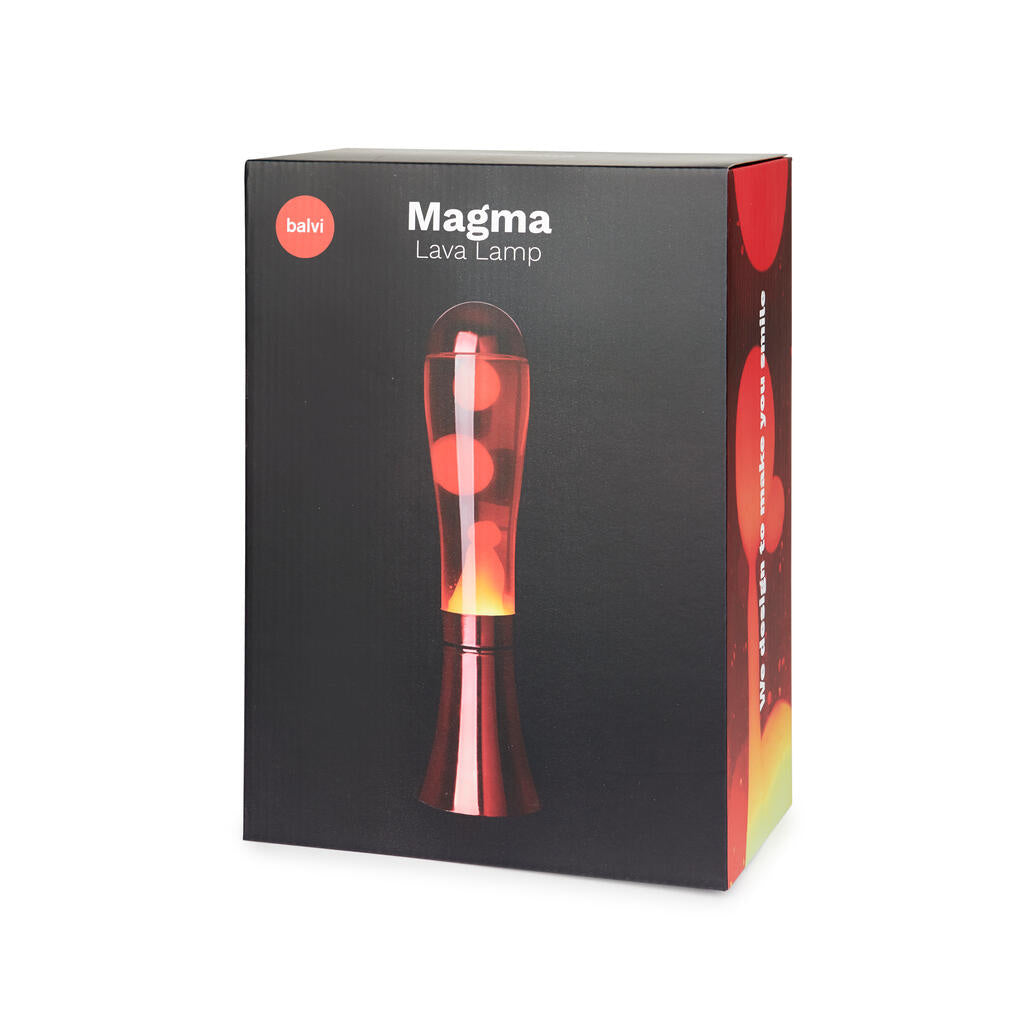 Lavalamp Magma  Rood - detailfoto 5