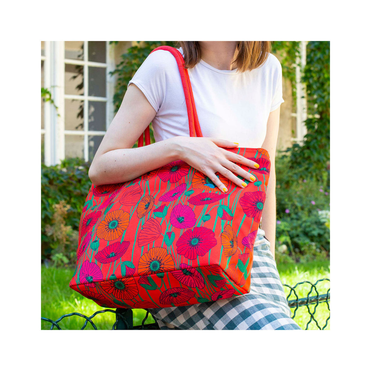 Shopper My Daily Bag Coquelicots - detailfoto 2