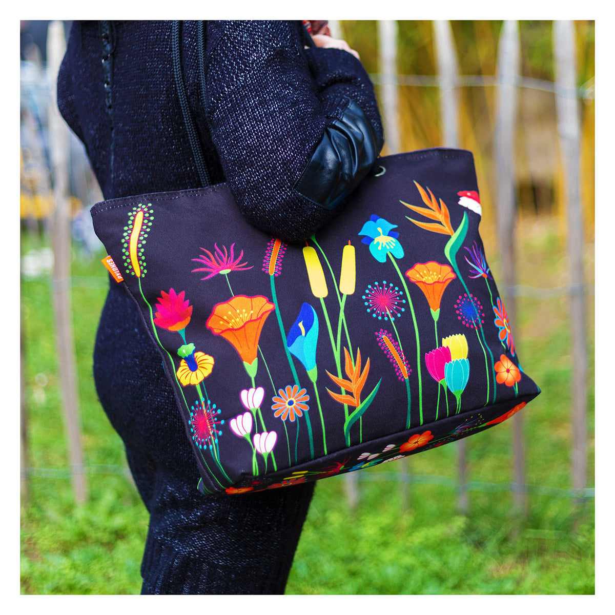 Shopper My Daily Bag Jardin Fleuri - detailfoto 2