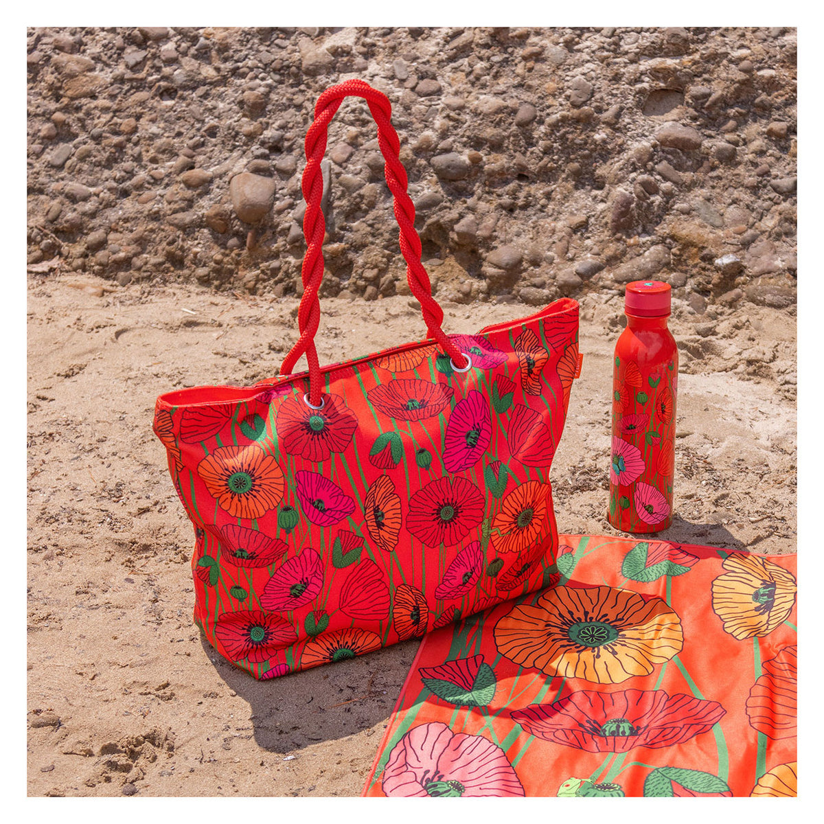 Shopper My Daily Bag Coquelicots - detailfoto 4
