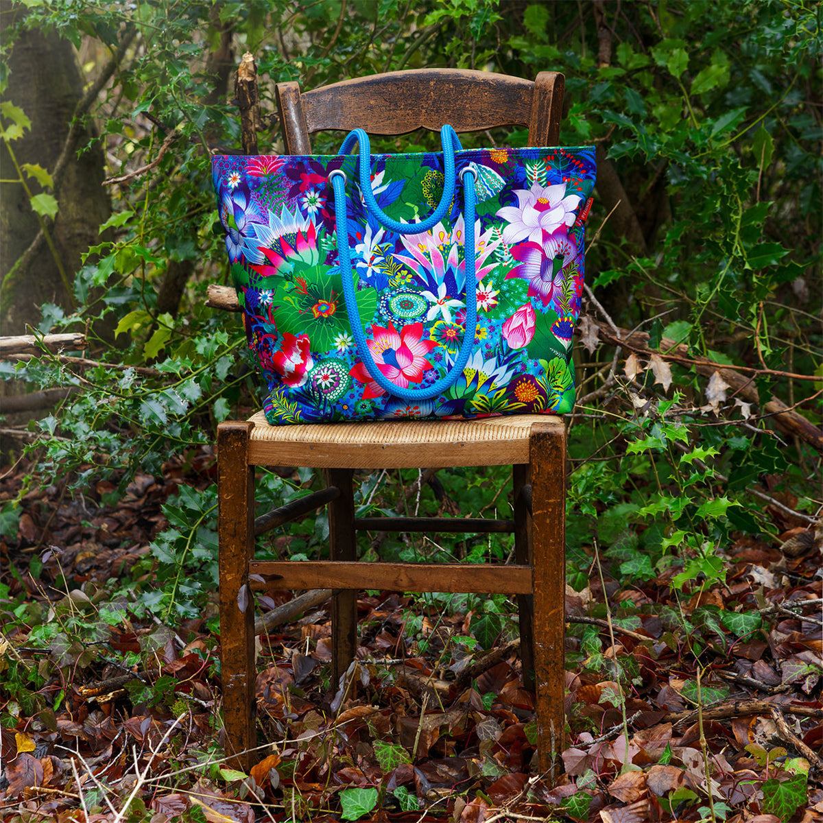 Shopper My Daily Bag Fleurs-d-eau - detailfoto 2