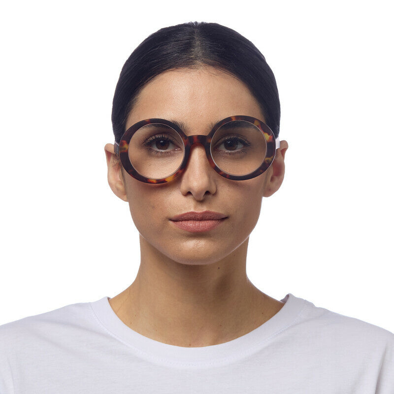 Leesbril Laura Classic Havana unisex - detailfoto 2