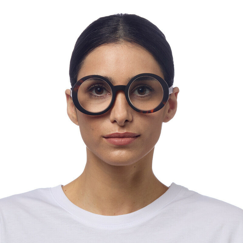 Leesbril Laura Black Havana unisex - detailfoto 2