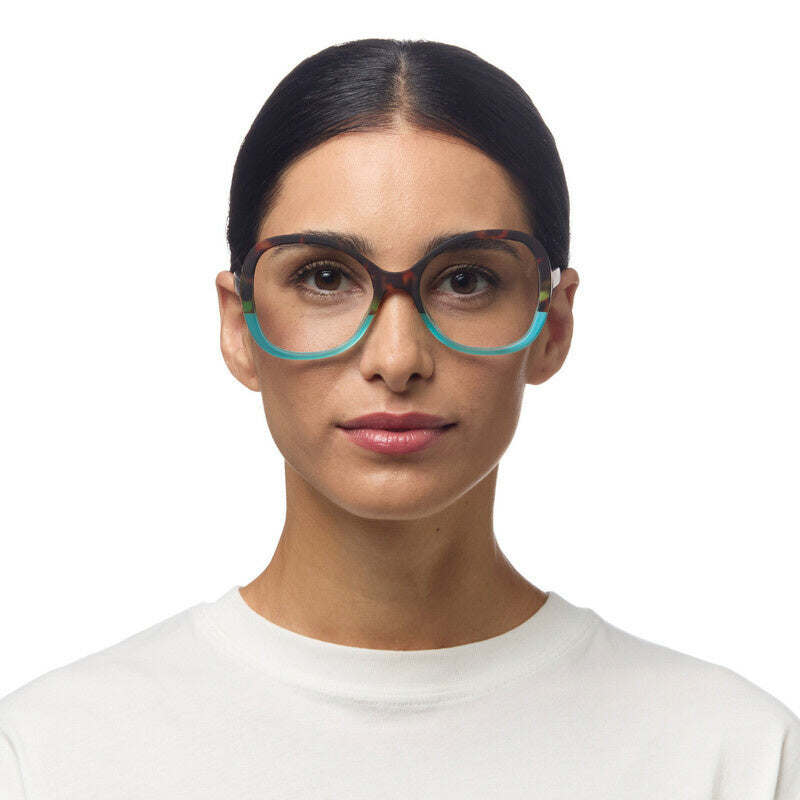 Leesbril Verona Havana Blue unisex - detailfoto 2