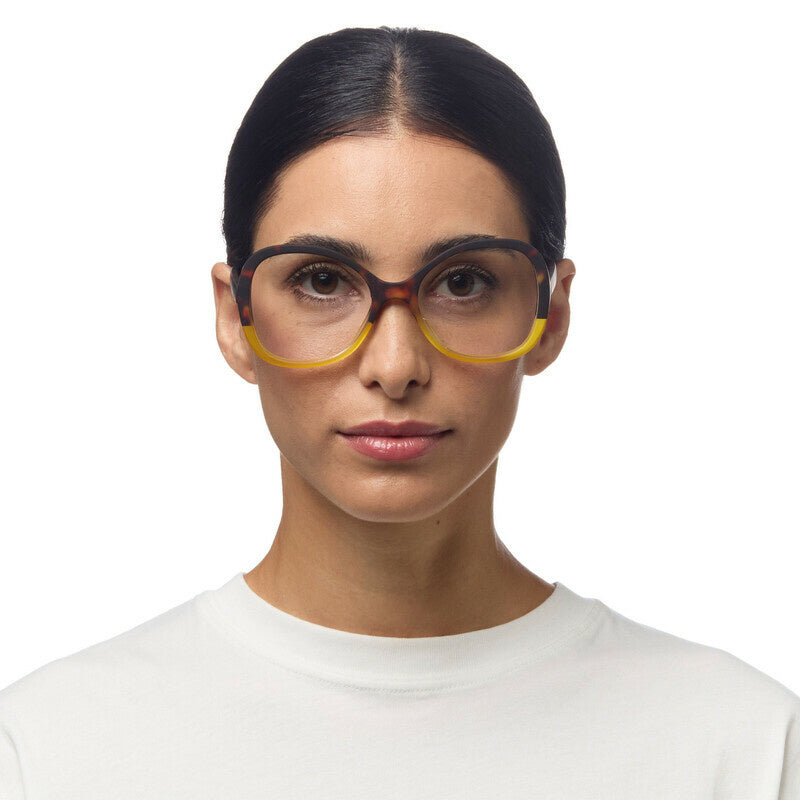 Leesbril Verona Havana Yellow unisex - detailfoto 2