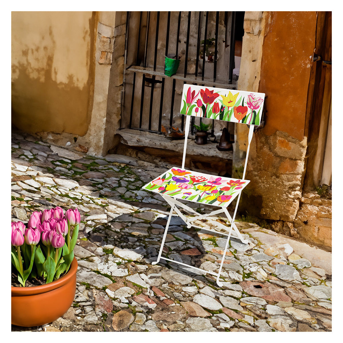 Klapstoel Tulipes - detailfoto 3