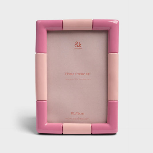 Fotolijst Rift Rechthoek Candy Roze - cadeau van Kado in Huis