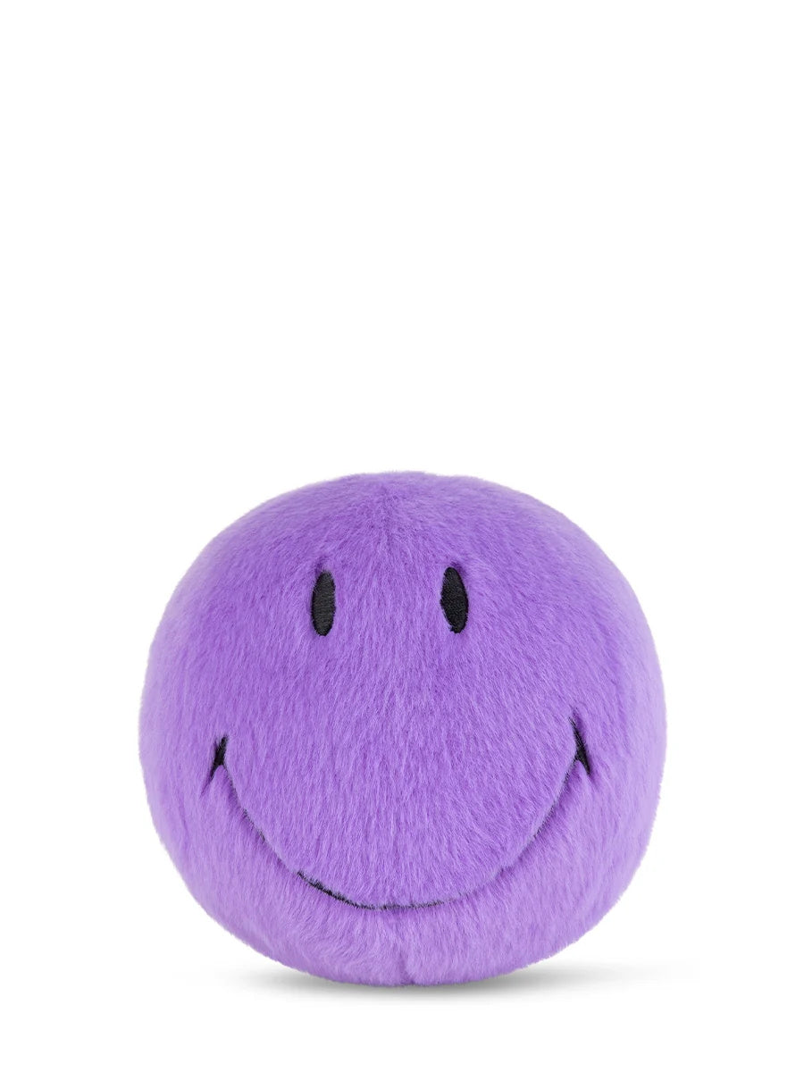 Smiley Knuffel Fuzzy Purple ECO - detailfoto 1