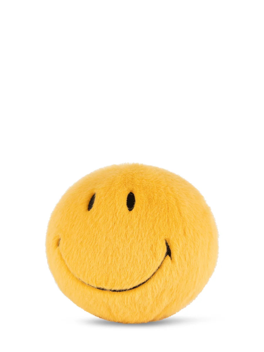 Smiley Knuffel Fuzzy Yellow ECO - detailfoto 1