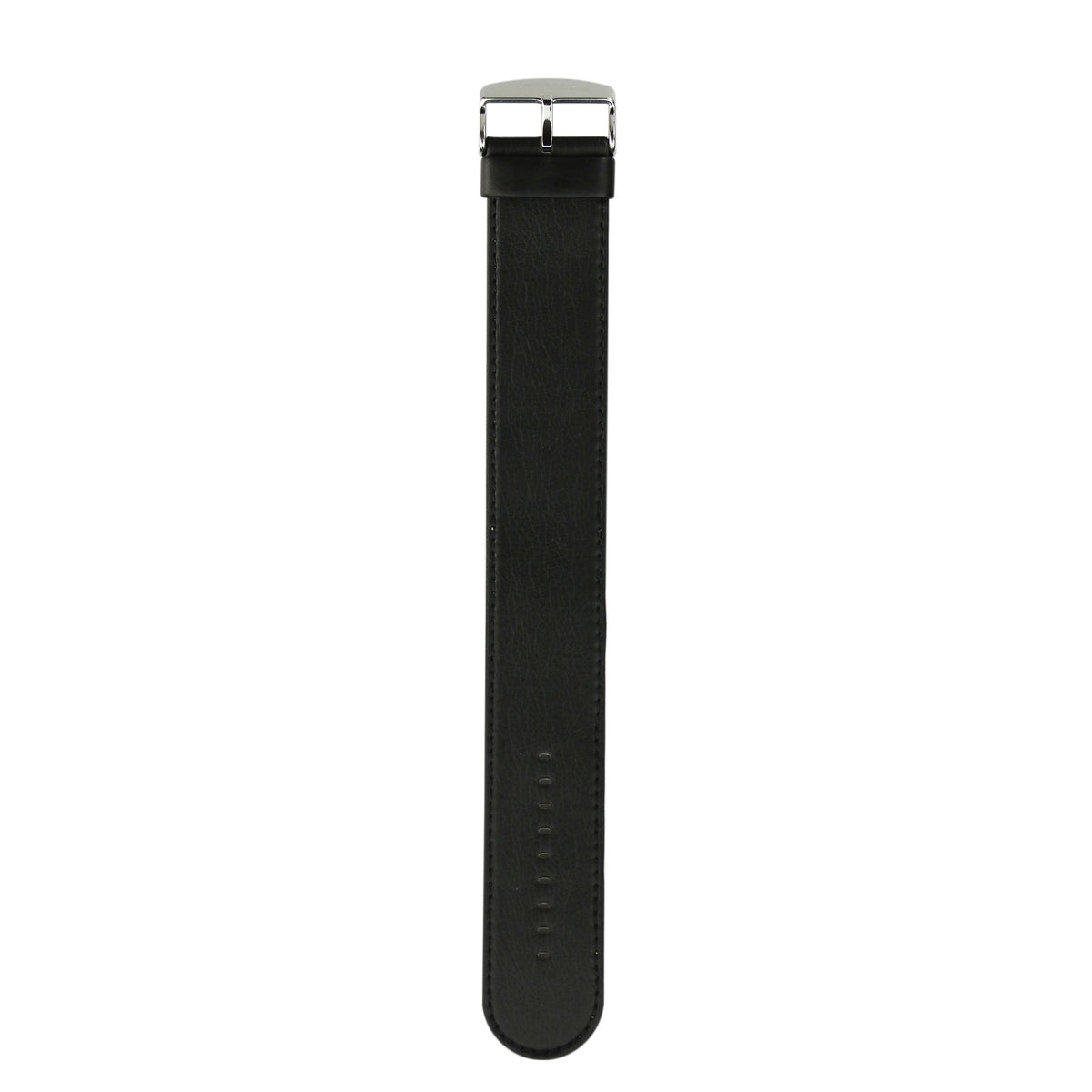 Horlogeband Classic Leder Zwart - detailfoto 2
