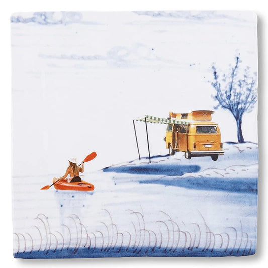 Tegeltje Into The Wild Keramische Kunst - cadeau van Kado in Huis