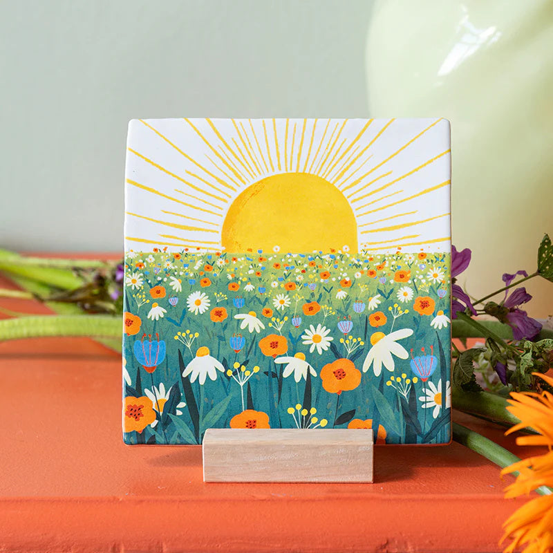 Tegeltje The Sun will shine on you - detailfoto 2
