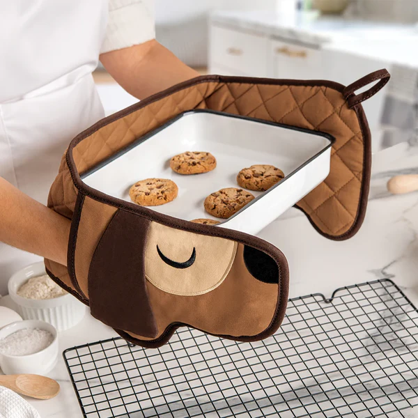Dubbele Ovenwant Hot Dog Mitts - cadeau van Kado in Huis