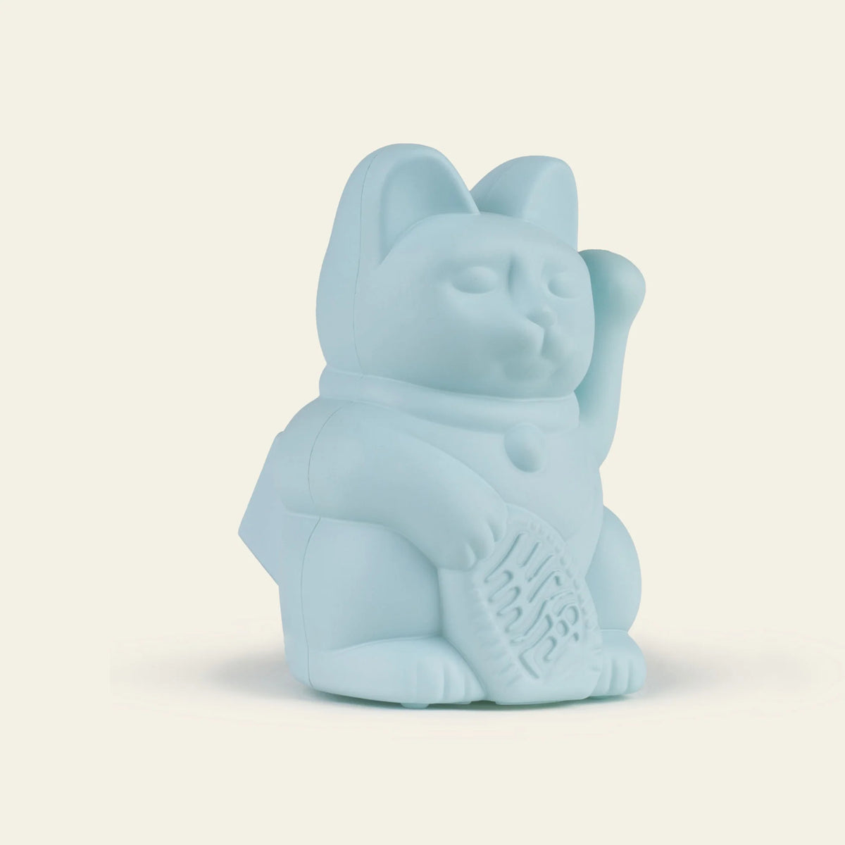 Solar Lucky Cat Lichtblauw Mini 5cm - detailfoto 4