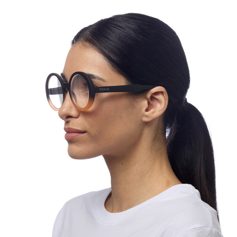 Leesbril Laura Black Pink unisex - detailfoto 4
