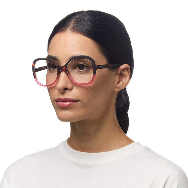 Leesbril Verona Havana Pink unisex - detailfoto 4