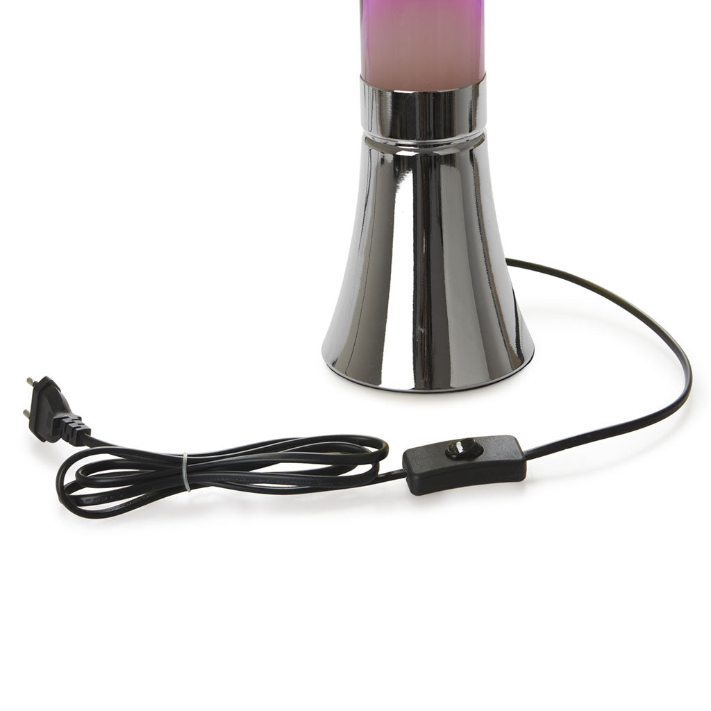 Lavalamp Magma Zilver/Roze - detailfoto 3
