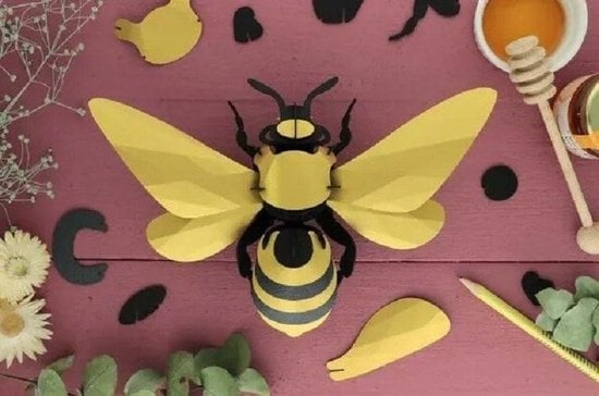 DIY Decoratie Honingbij Groot - detailfoto 2
