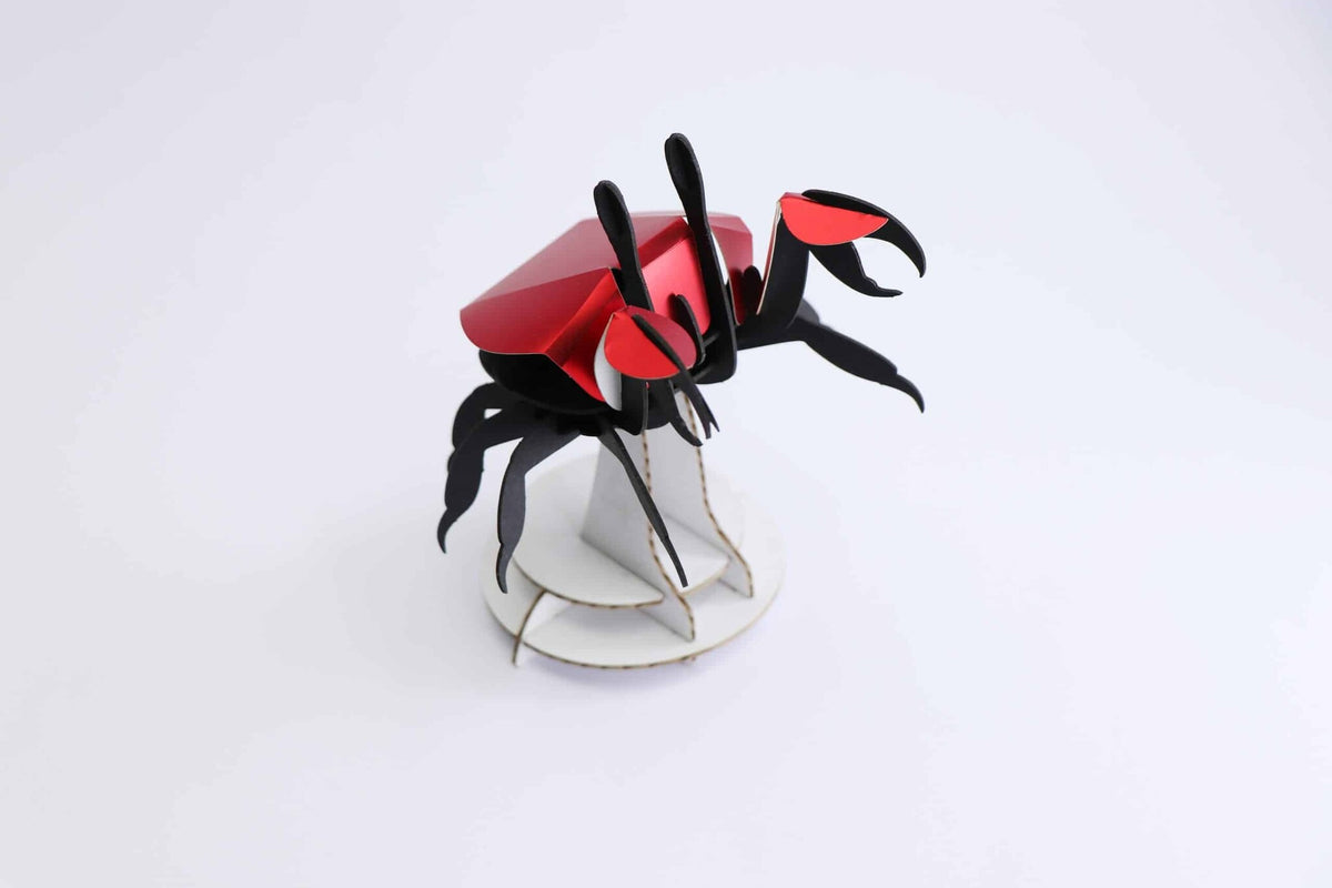 3D papier strand krab insect - detailfoto 3