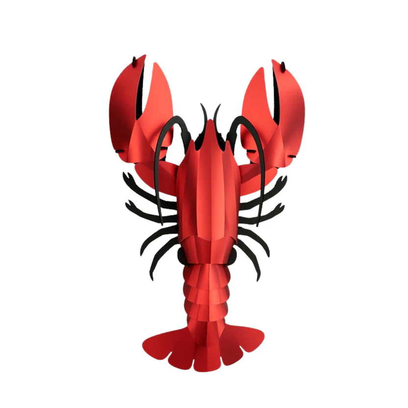 Papieren Kreeft Marine Life 3D - cadeau van Kado in Huis