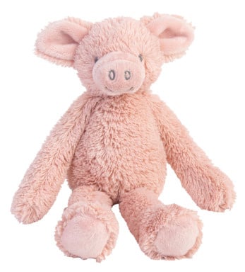 Baby knuffel varkentje perry 28 cm - cadeau van Kado in Huis