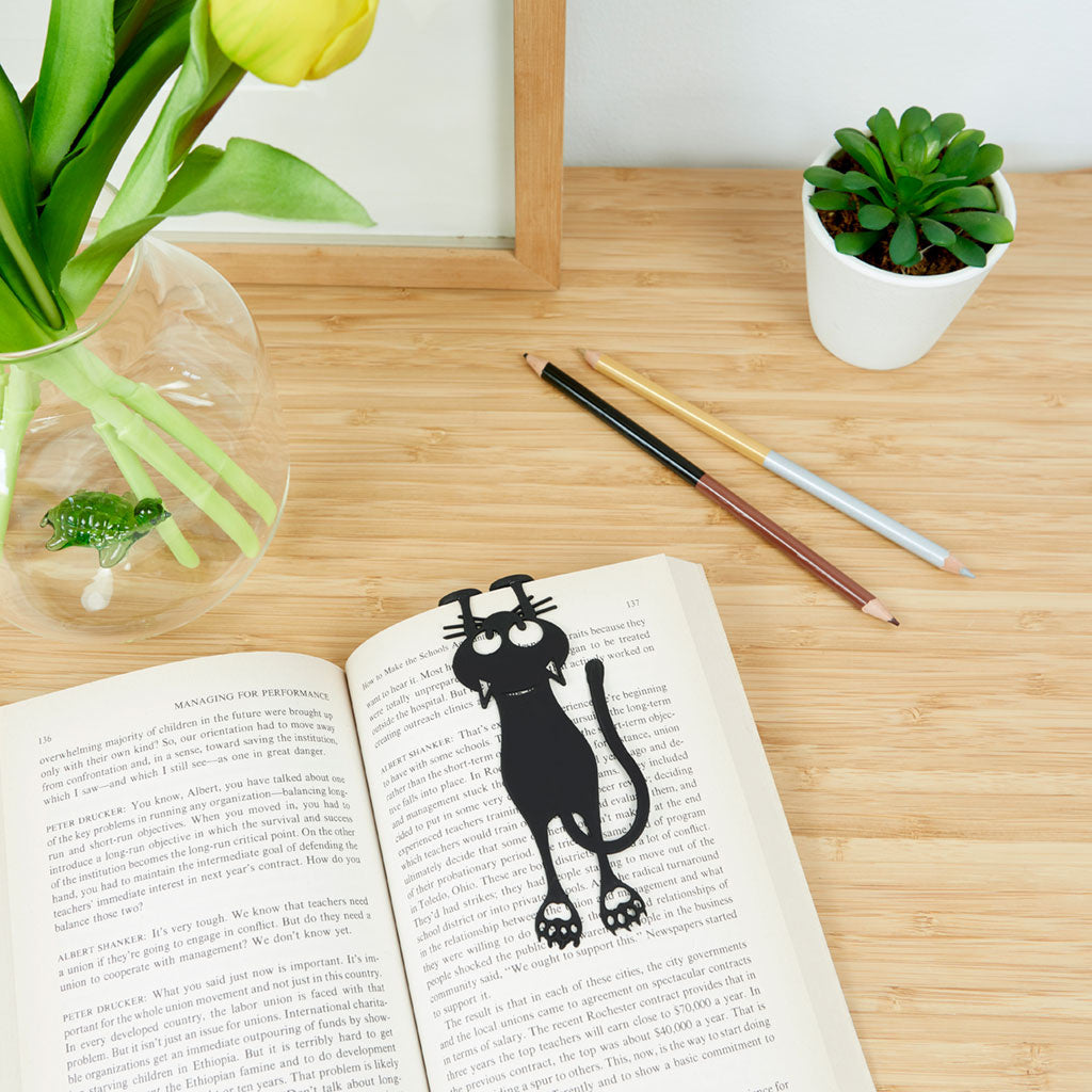 Boekenlegger Nieuwsgierige kat - detailfoto 3