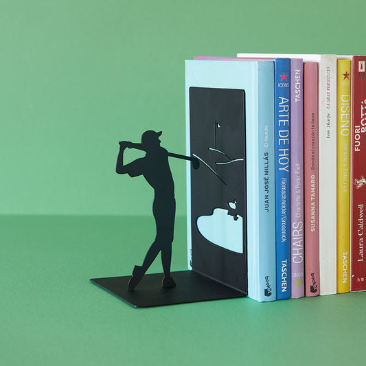 Boekensteun Backswing - cadeau van Kado in Huis