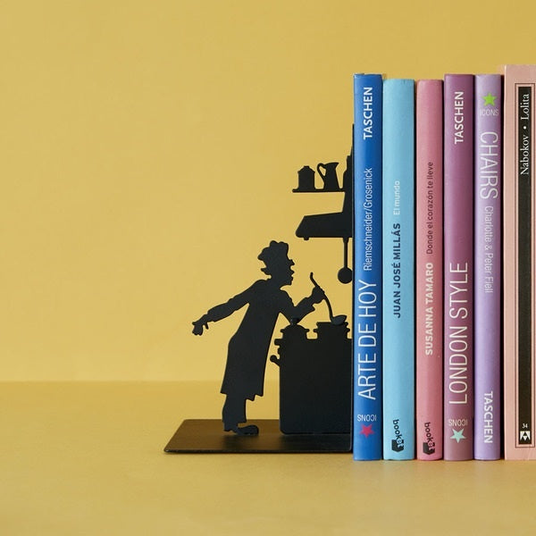 Boekensteun Le Chef - cadeau van Kado in Huis