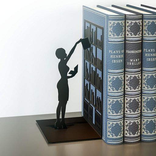 Boekensteun The Library - cadeau van Kado in Huis
