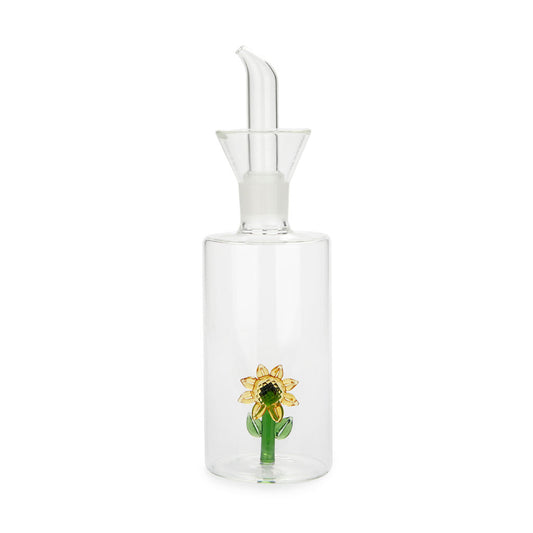 Olie & Azijn Dispenser Zonnebloem - cadeau van Kado in Huis