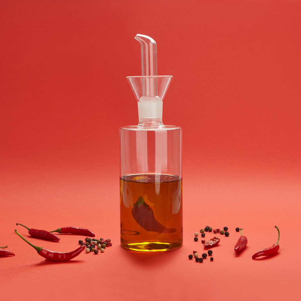 olie flesje spaanse peper 350 ml - cadeau van Kado in Huis