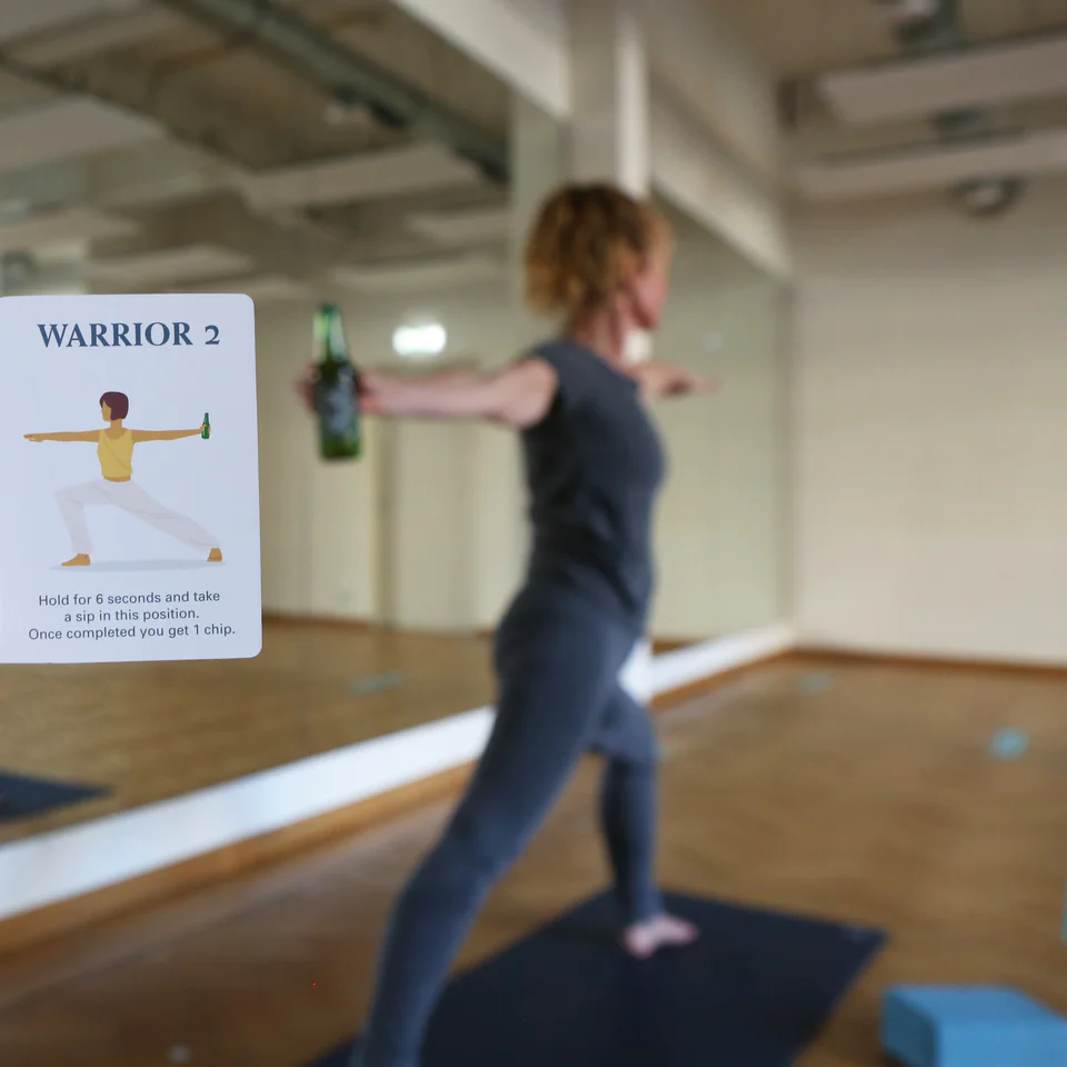 Bier Yoga Party spel - detailfoto 2