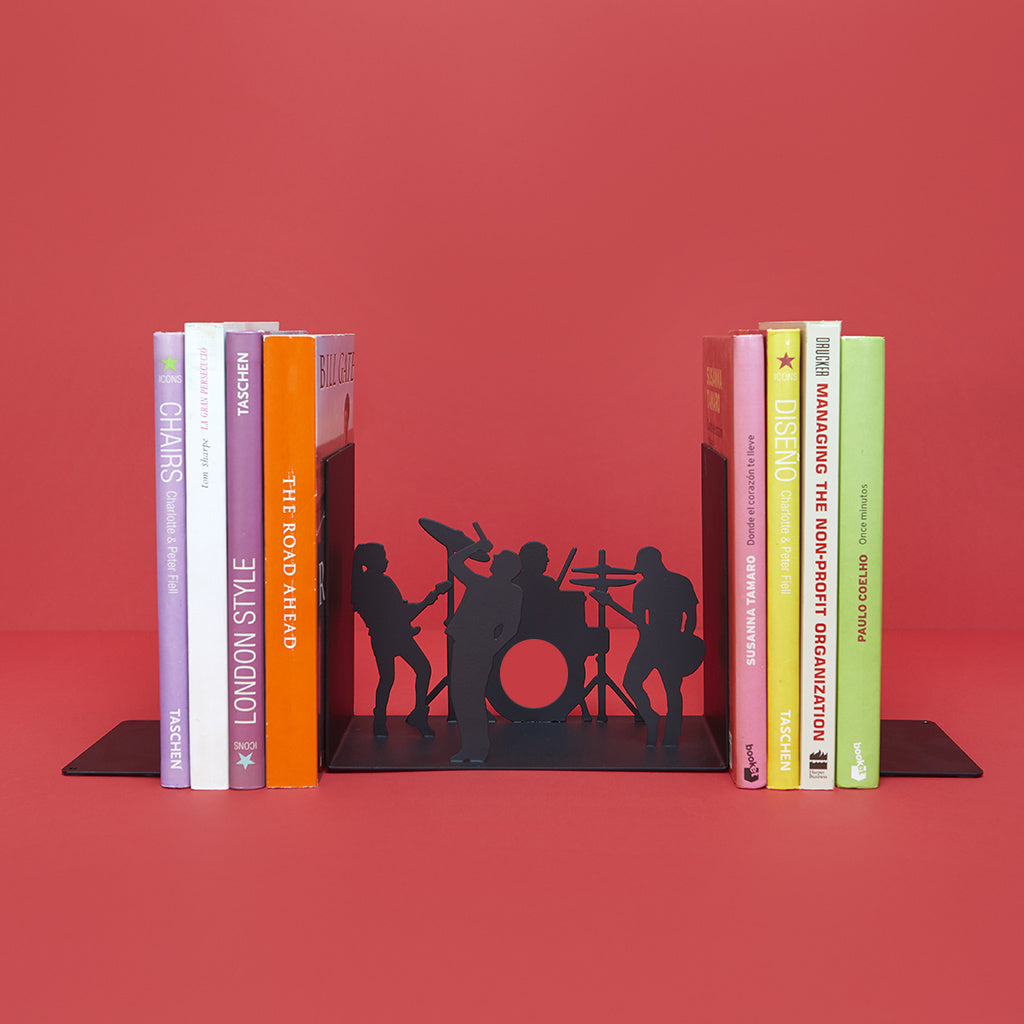 Boekensteun The band - cadeau van Kado in Huis