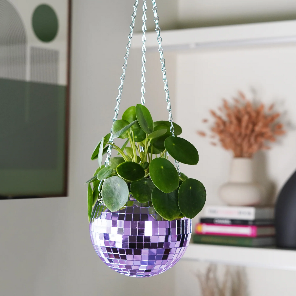 Discobal Plantpot Paars - cadeau van Kado in Huis