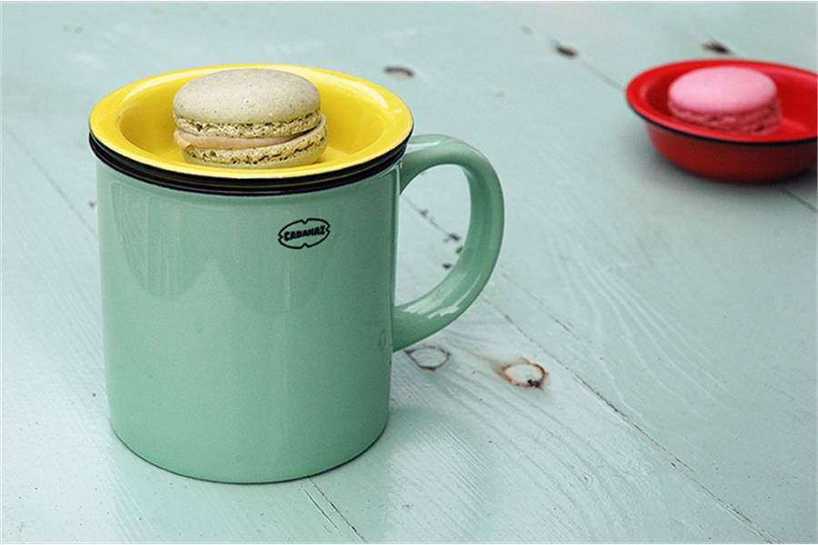 Mini Schaaltje Tea Tip geel - detailfoto 2