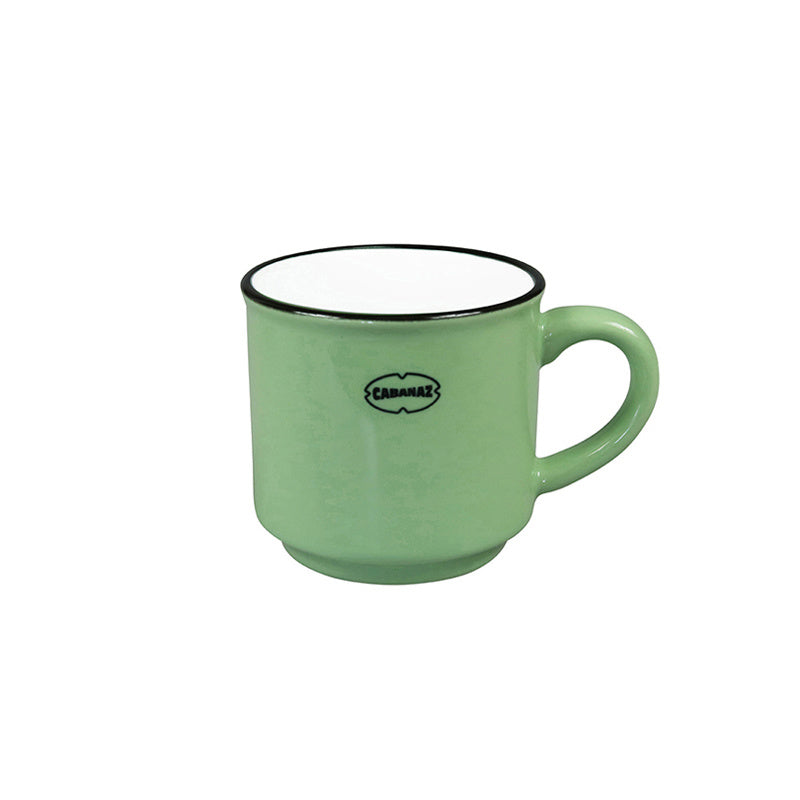 Espresso Kopje Vintage Groen - detailfoto 1