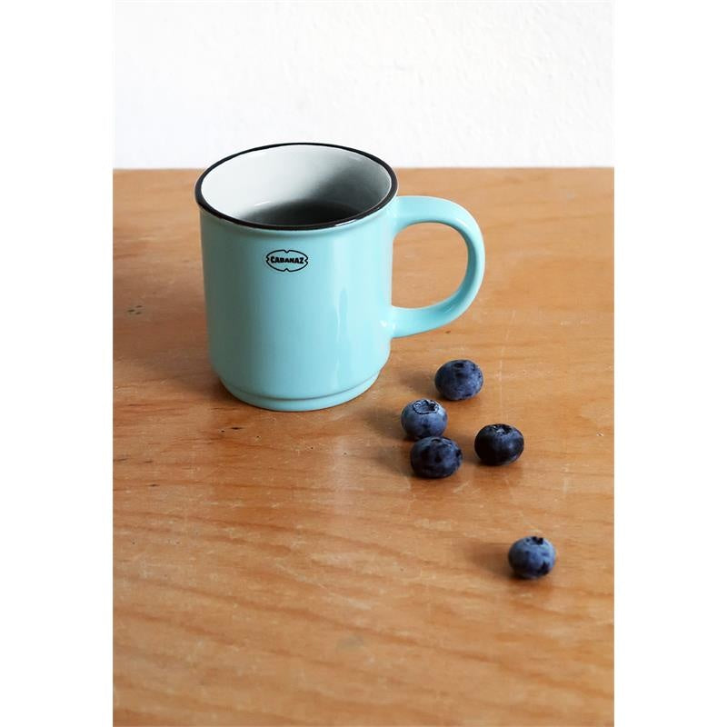 Stapelbare Mok blauw - detailfoto 2