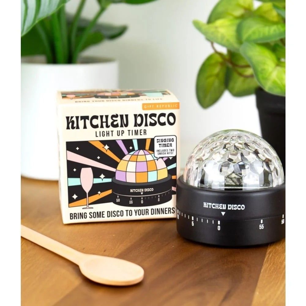 disco ball kookwekker oplaadbaar - cadeau van Kado in Huis