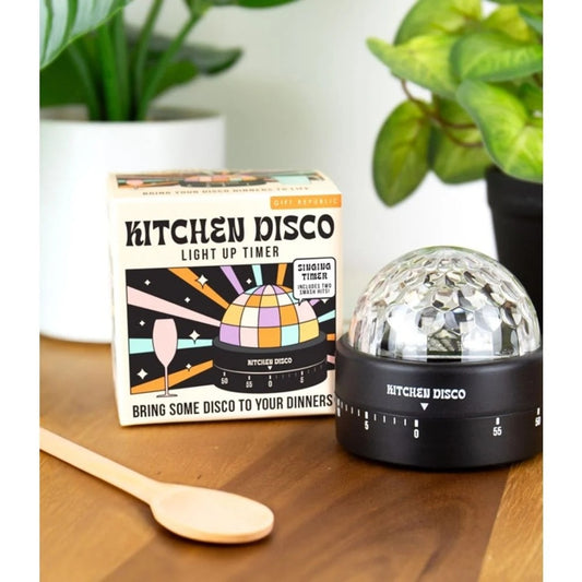 disco ball kookwekker oplaadbaar - cadeau van Kado in Huis