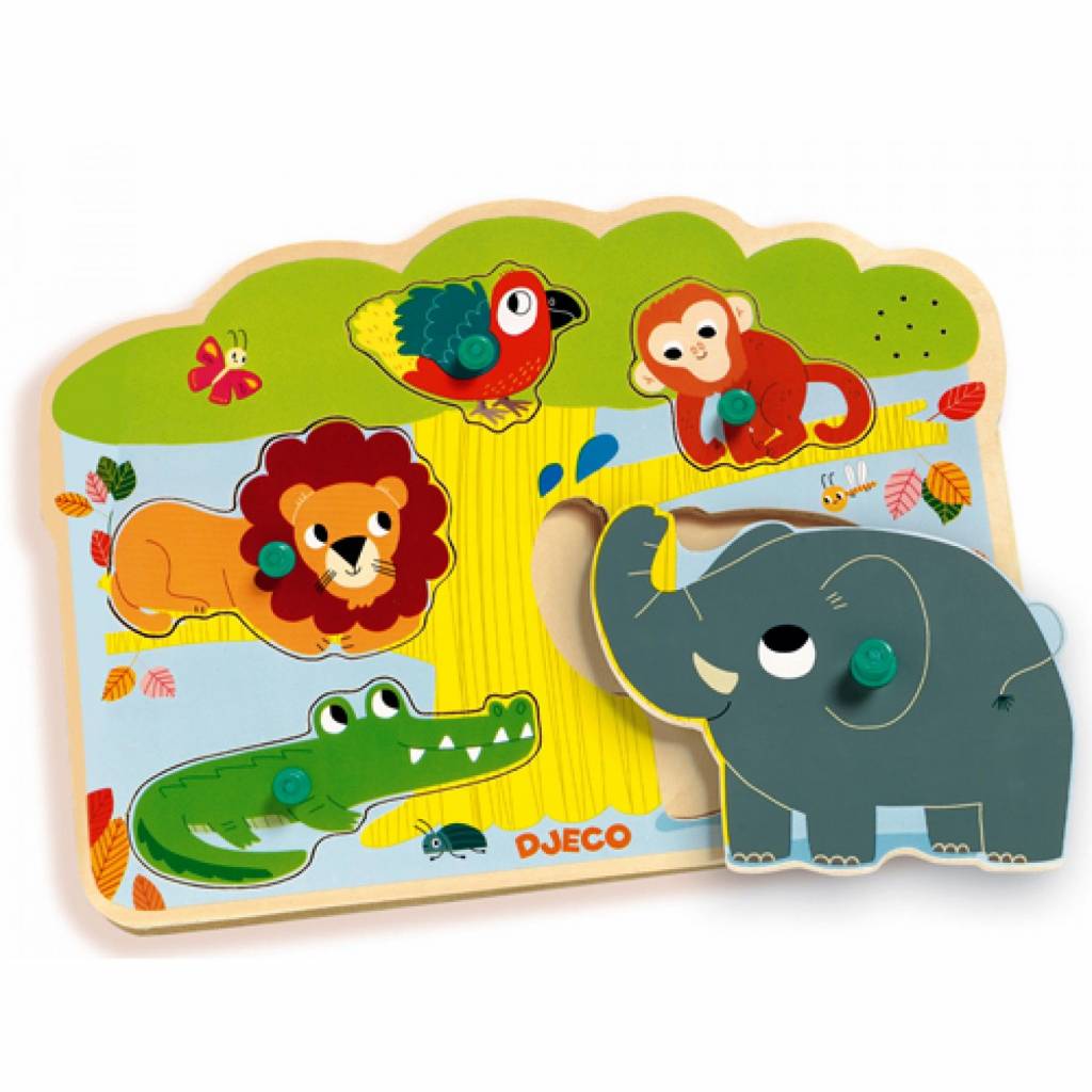 Puzzel met geluid Boabab - cadeau van Kado in Huis